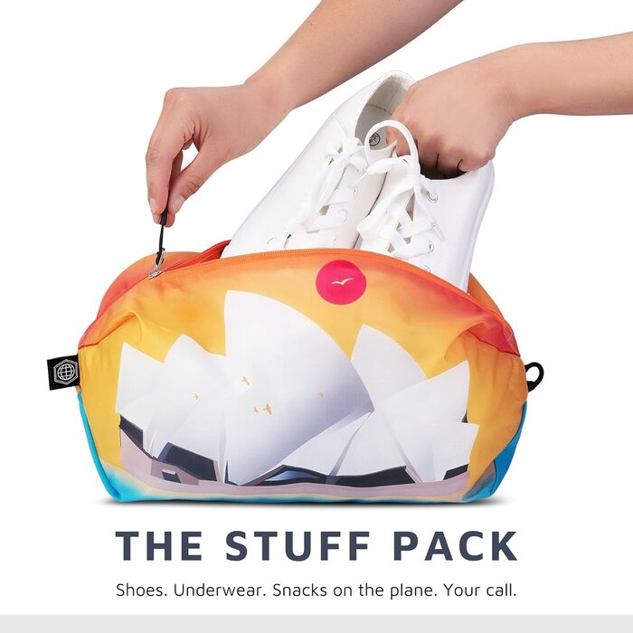 Набір туристичних органайзерів для одягу Tripped (7 шт.) - великі, компресійні, ультралегкі