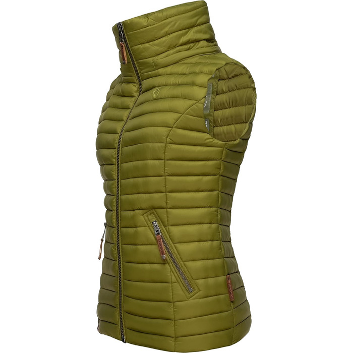 Жіноча перехідна куртка Navahoo - легка степкова жилетка з відстібною капюшоном Shadaa - 3XL (XS, Оливковий)