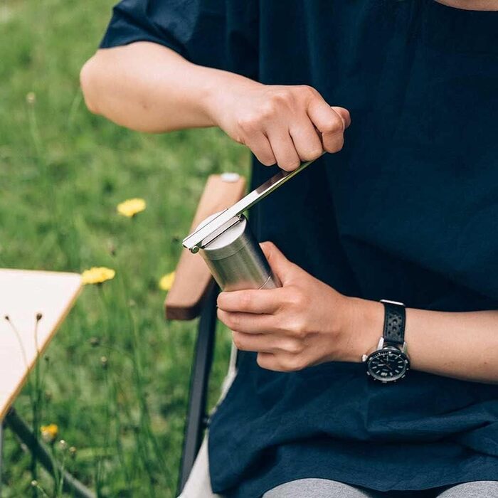 Snow Peak CS-116 Field Barista - кавомолка для туризму, сталь, Snow Peak