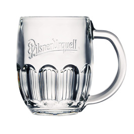Пивні келихи Pilsner Urquell 0.3л, набір 6 шт., Чехія - для пива, седель