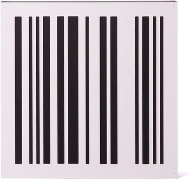 Акустична панель Bluetone Acoustics Slat AbFuser для звукоізоляції та дифузії звуку, абсорбер (50x50x6 см, білий)