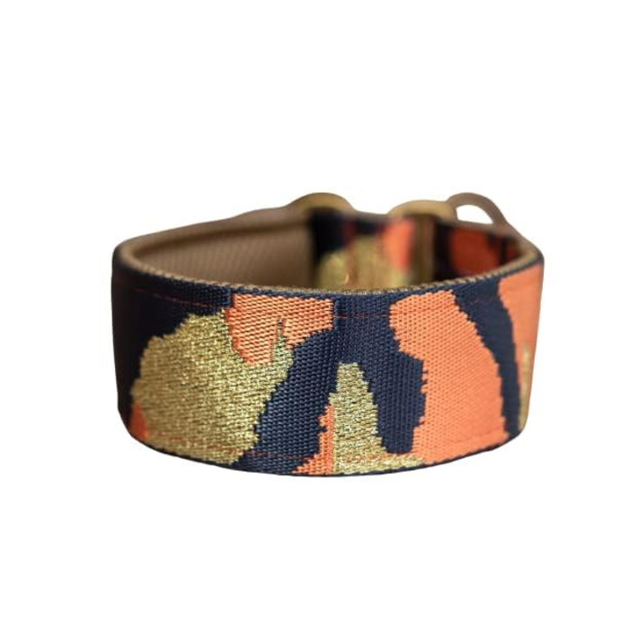 Нашийник для собак Martingale з м'якою підкладкою, 5 см, тренувальний, регульований (до 52 см обхват шиї, 58 см обхват голови), стопор 6 см, сталеві деталі