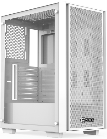 Корпус ZENPC Z1 Mesh TG Midi Tower, білий