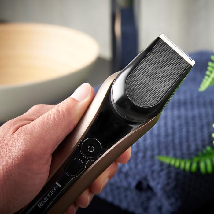 Електричний голчастий верстат Remington X5 (XR1755) з гібридною системою SynX: для чоловіків, гоління мокрою та сухою, з тримером, бронзовий