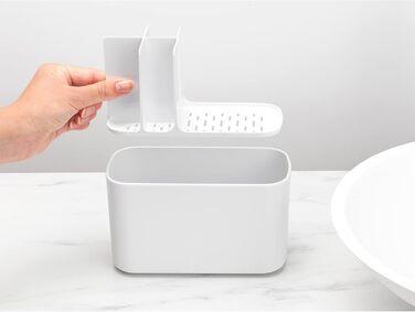 Органайзер для ванної Brabantia Renew, пластик, білий, універсальний розмір