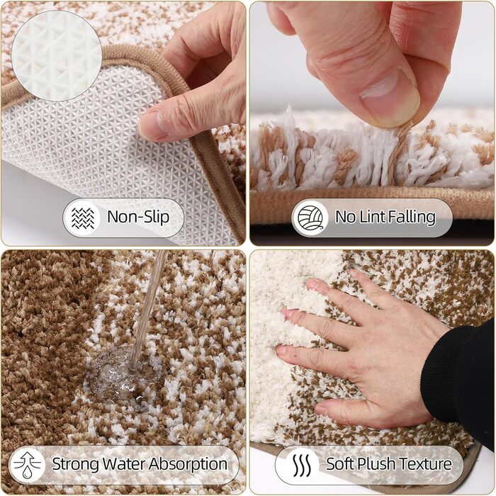 Набір аксесуарів для ванної кімнати 17 предметів: сміттєвий бак, дозатори мила, тримач для зубних щіток, мильниця, попільничка, 6 дерев'яних гачків, аксесуари для ванної кімнати з підносом (Бежевий)