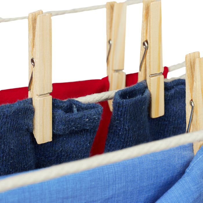 Relaxdays Wooden Clothes Pins - 100 Pack
