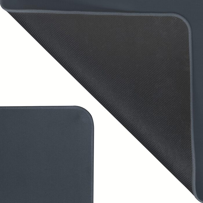 Leitz Канцелярський килимок для столу 80x40 см, антиковзкий, сірий (Velvet Grey) - для ноутбука, ПК, монітора, офісу та дому