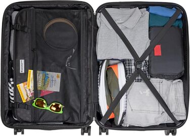 Валіза Hauptstadtkoffer ALEX, 75 см, 119 л, розширювана, з TSA-замком, рожевий (фіолетовий, SET (S+M+L))