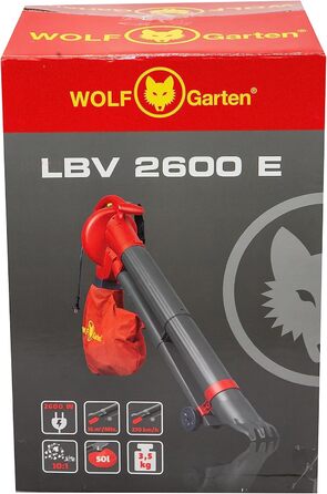 WOLF-Garten LBV 2600 E електричний повітродув для листя, 2600 Вт