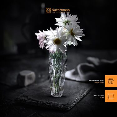 Скляна ваза Nachtmann Quartz 26 см, 88332 - ваза з кришталевого скла, для квітів, декор столу, придатна для миття в посудомийній машині