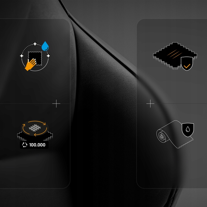 Ігрове крісло Diablo Chairs X.One Prime, тканина, чорне