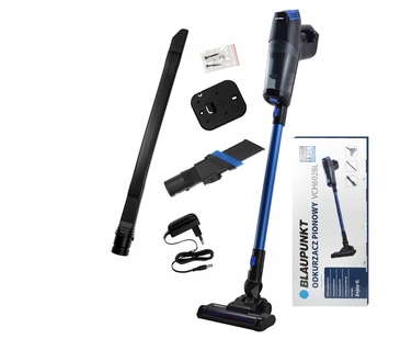 Вертикальний пилотяг Blaupunkt VCH602BL, 0,7 л, 22,2 В, 135 Вт, LED-підсвітка