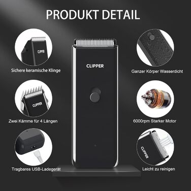 Машинка для стрижки собак ENSSU, бездротова, акумуляторна. Набір для догляду за шерстю собак та котів, для собак, котів, цуценят, кошенят. Зелений (Стандартний набір, Чорний)