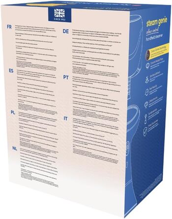 Відпарювач Russell Hobbs VacuSteam™ з технологією всмоктування: 1800 Вт, керамічна підошва, 200 мл резервуар, для всіх тканин