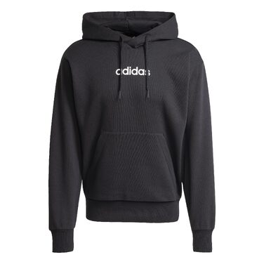 Чоловіча толстовка-худі Adidas Essential Linear Fleece чорного кольору, розмір XS