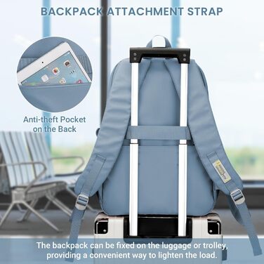 Шкільний рюкзак IvyH для дівчаток та хлопчиків, 15.6