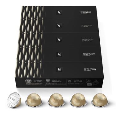 Кава NESPRESSO Vertuo Signature Barista Creations, 50 капсул (230 мл), світла та темна обсмажка, сумісна з VERTUO