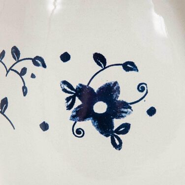 SIDCO Large Enamel Jug, Enamel Can, Water Jug, Water Can, Vintage Shabby Chic Flower Design