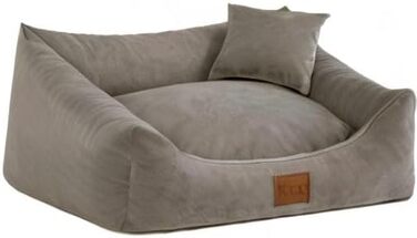 Софа для собак Sun: ліжко, килимок, корзина. 4 кольори, 6 розмірів. Сірий, 80x60 см