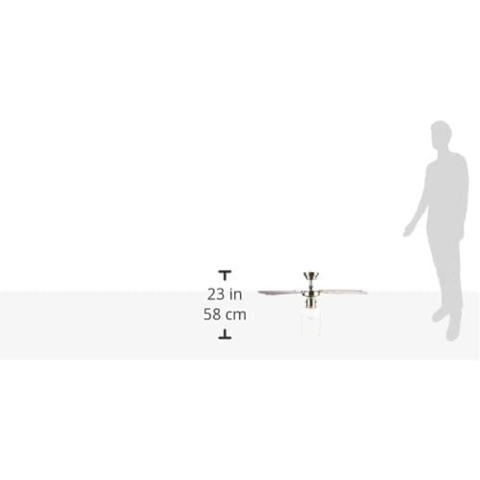 Вентилятор стельовий Farelek Bali, 107 см, коричневий
