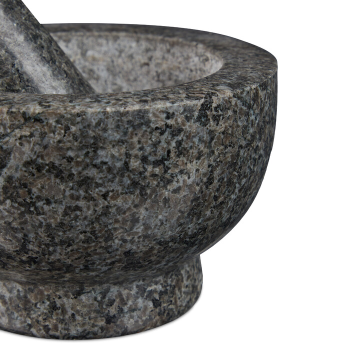 Relaxdays Granite Mortar and Pestle, Large