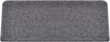 Набір килимків на сходи [en.casa], 15 шт., 65 x 24 см, самоклеючі, темно-сірі