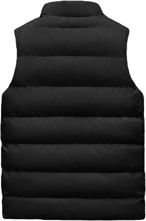 Чоловіча флісова жилетка з утеплювачем, тепла ізольована стельтова жилетка, зимова жилетка-bodywarmer для чоловіків, софтшеллова жилетка для активного відпочинку, туризму та походів, терможилетка з блискавкою, колір: чорний