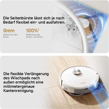 Робот-пилосос Xiaomi Vacuum S40 Pro з базою самоочищення, потужність всмоктування 10 000 Па