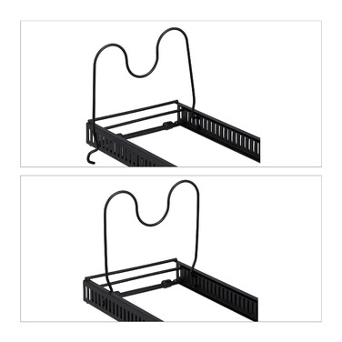 Relaxdays Metal Pan Holder