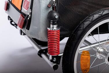 TrendPet Comfort Wagon L: Фарм'ятковий причіп для собак великих порід з амортизацією, алюмінієвий каркас