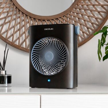 Теплова гармата Cecotec ReadyWarm 2070 Max Force, 2000 Вт, 3 режими роботи (охолодження/тепло/жар), вертикальна, чорна