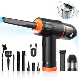 Електричний пилосос-фен для чищення поверхонь C-Air Duster & Vacuum: для ноутбука, авто, офісу