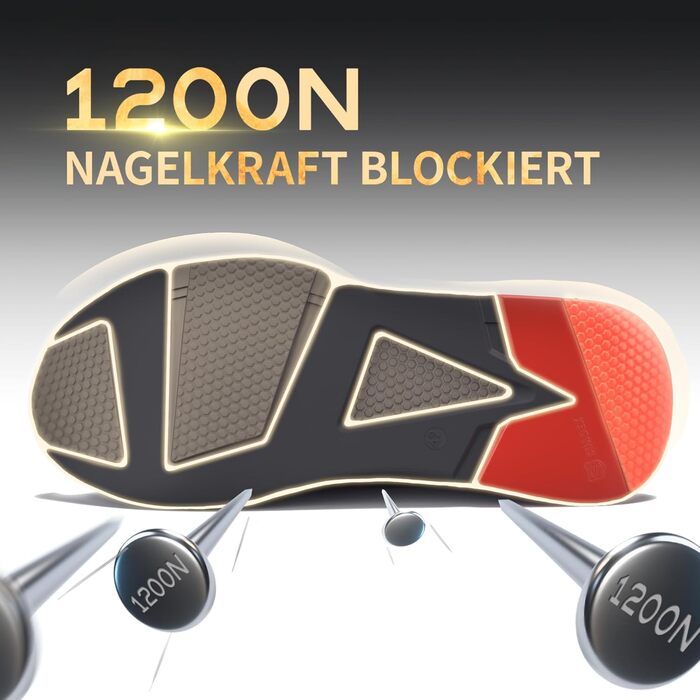 Робочі черевики з металевим носком: чоловічі та жіночі, легкі, дихаючі, розміри 37-48 EU