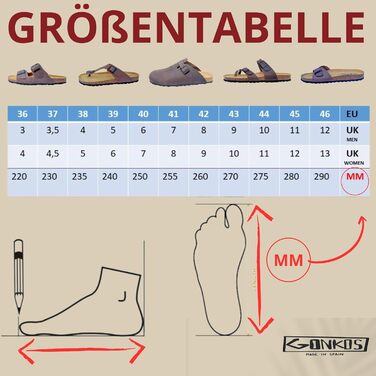 Сндалі шкіряні Ledersandalen анатомічні з корковою устілкою, тауп (Taupe), 41 EU, Іспанія