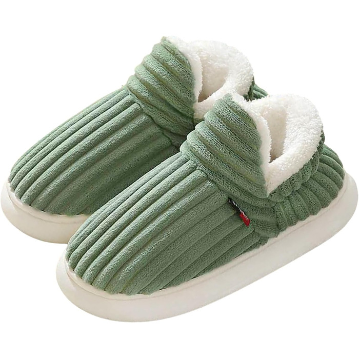 М'які домашні тапочки для жінок на зиму, теплі, закриті, унісекс, неслизькі, з товстою підошвою, модель 