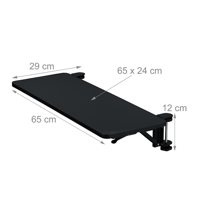 Relaxdays Desk Extension for Clipping On