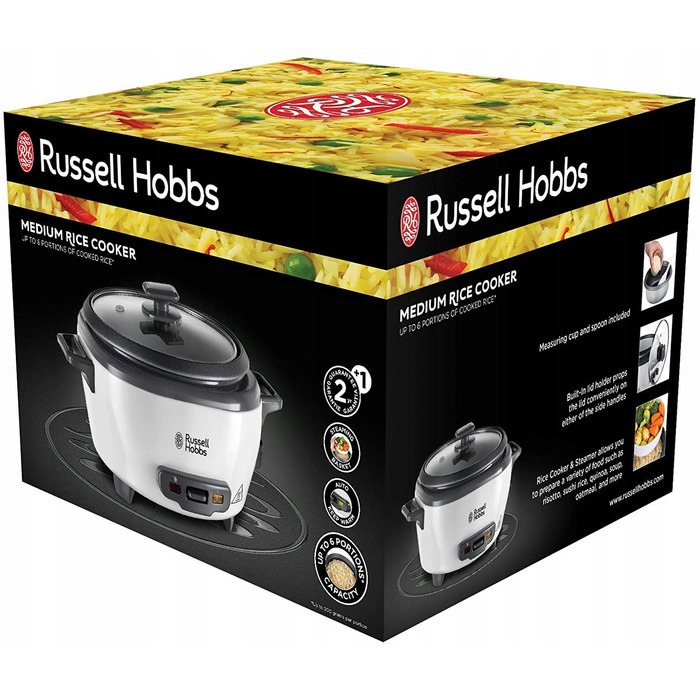 Рисоварка Russell Hobbs 27030-56, біла