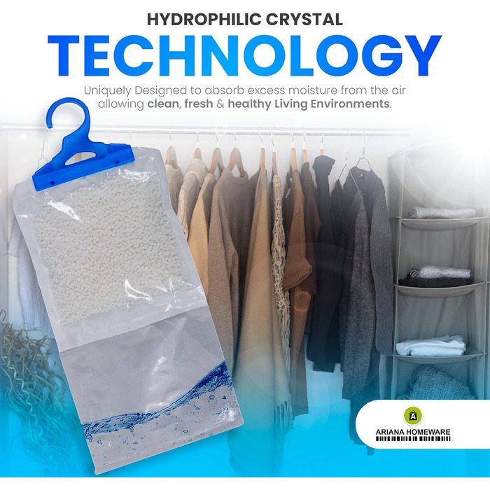 1ARIANA® Dehumidifiers for Closets, 12 Pack