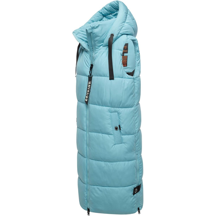 Жіноча степкова жилетка Navahoo з капюшоном, тепла, для активного відпочинку (L, небесно-блакитний)