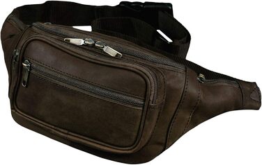 STILORD 'Maverick' - Сумка на пояс/Через плече з м'якої шкіри для чоловіків та жінок. Сумка на стегно, для камери, телефону, подорожей, фестивалів, трекінгу (Димно-коричнева)