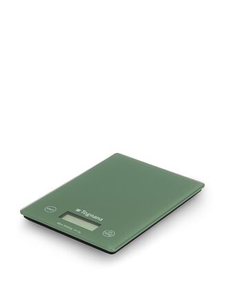 Кухонні ваги Tognana Iridea з LCD дисплеєм та сенсорними кнопками, салатовий колір