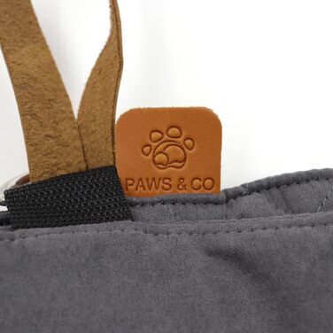 Килимок для собак Paws&Co: портативний, складаний, 75x50 см (M, сірий)