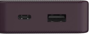 Powerbank Hama Colour 10 10000mAh: портативний зарядний пристрій з USB-C та USB-A, LED дисплеєм, для телефонів, планшетів та інших пристроїв (Плюм)