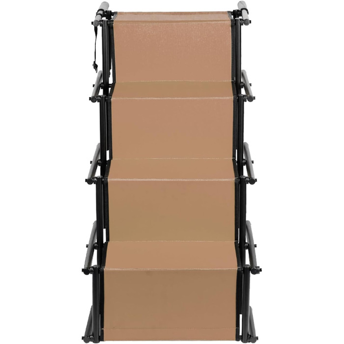 Рампа для собак Homewell - складана, до 70 кг, регульована, для маленьких, середніх, великих та хворих собак, легка у зберіганні (колір: коричневий)