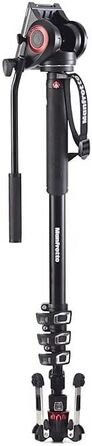 Монопод Manfrotto XPRO з відео-головкою: 4-секційний алюмінієвий монопод для відеозйомки