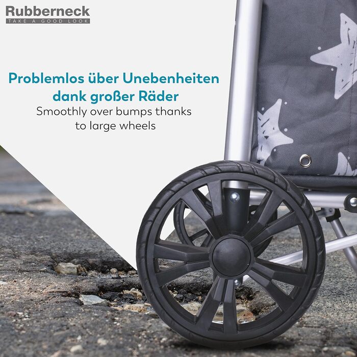 Складаний візок для покупок Rubberneck - легкий та місткий