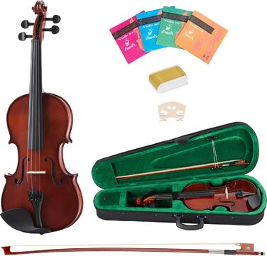 Скрипка Cantabile VP-100 4/4 (Початковий рівень, для учнів), повний комплект: скрипка, футляр, струна, каніфоль