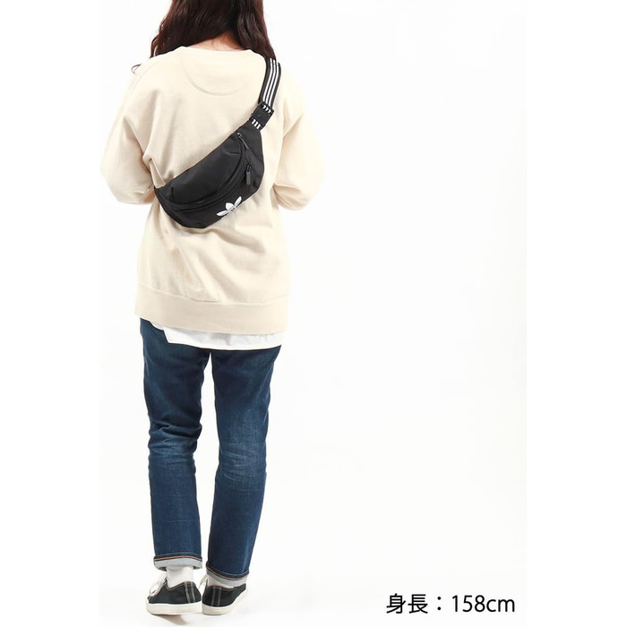 Спортивна сумка-пояс Adidas H35569 AC Waistbag чорного кольору (унісекс)