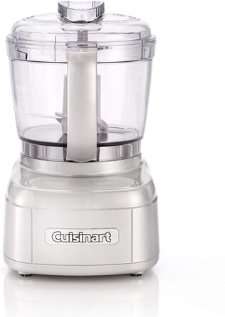 Cuisinart Mini Prep Pro, compact mini food processor, onion chopper, mixer mill, spice mixer, pulse function and drizzle holes, 900 ml capacity, dishwasher safe, easy to use, Frosted Pearl